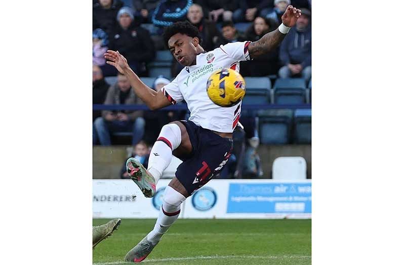 Barbados attacking midfielder Thierry Gale