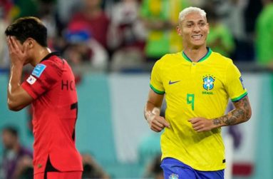 Richarlison scored his third goal of the tournament in the win (Photo: Skysports)
