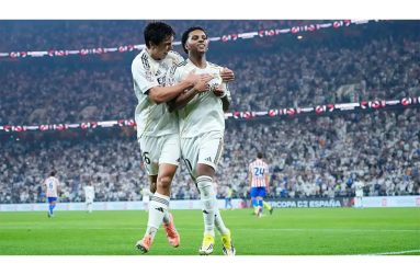 Rodrygo scored his third goal of the season in all competitions