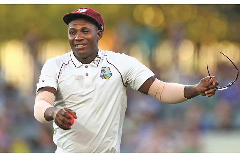 Devon Thomas last played internationally in the Adelaide Test of December 2022, his only Test appearance  •  Getty Images