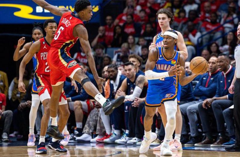 Shai Gilgeous-Alexander scored a game-high 32 points to help the Oklahoma City Thunder to victory