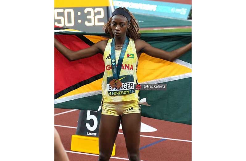 Tiana Springer representing Guyana