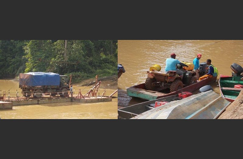 Typical economic activities in the Kartabo-Puruni District