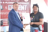 Over 720 persons received their land titles at the International Building Expo 2025, on Friday