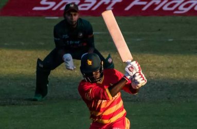 File photo: Tony Munyonga played a vital hand of 43 not out  ( AFP/Getty Images)