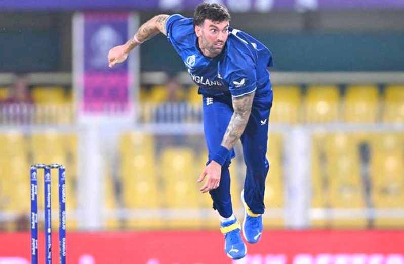 Reece Topley conceded 13 from his first over but recovered well to take three wickets.