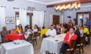 A section of the gathering at the experiential product launch on Tuesday at the Herdmanston Lodge (Delano Williams photo)