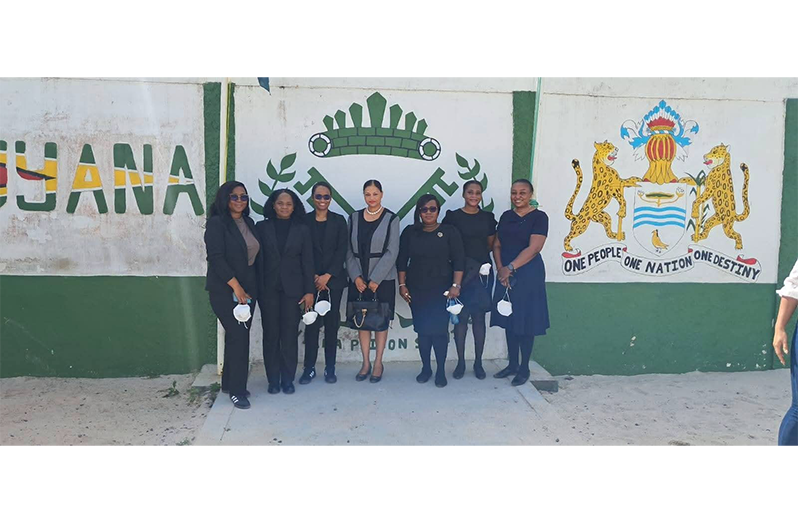 The visit provided judicial officers with a closer look at the prison's daily operations and ongoing infrastructural development as the Guyana Prison Service continues efforts to modernise the country's correctional system (GPS photos)