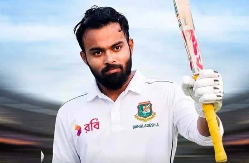 Towhid Hridoy became the first Bangladeshi to score a first-class triple century outside Bangladesh