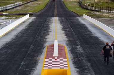 Track preparation is well underway. (Mike Gonsalves photo)