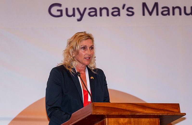 United States Ambassador to Guyana Nicole Theriot (Delano Williams photos)