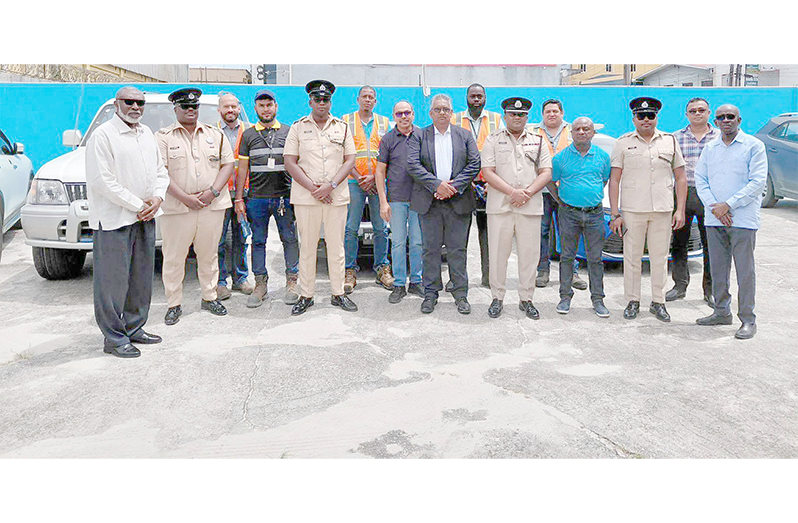 Traffic Chief, Assistant Commissioner Mahendra Singh, recently met with representatives of the Guyana Shipping Association to discuss strategies aimed at improving road safety across the country, particularly in relation to container transport