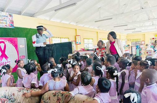 Traffic In tandem with law enforcement activities, the Police Force conducted a series of road safety lectures targeting drivers, motorcyclists, students, and community members across several regions
