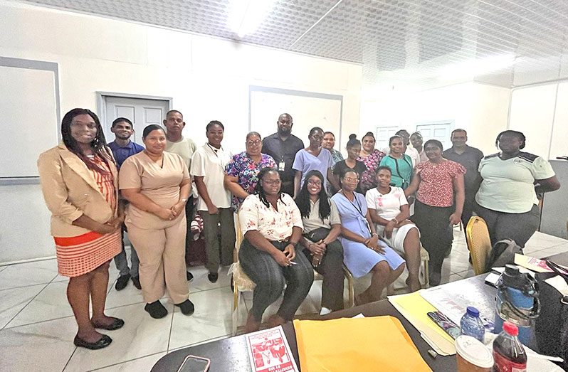 Eighteen West Demerara Regional Hospital employees are undergoing two days of training to improve workplace safety