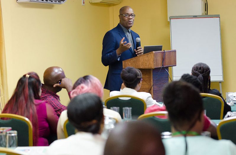 Former Executive Director of the Caribbean Financial Action Task Force (CFATF), Calvin Wilson
(Photos by Delano Williams )