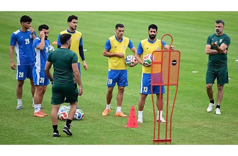 Iran are preparing for the World Cup at a training camp in Turkey.
