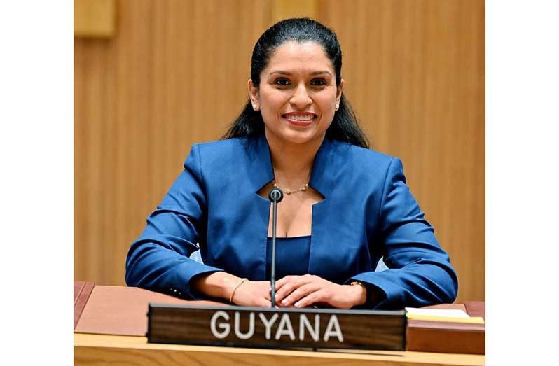 Deputy Permanent Representative of Guyana to the UN, Ambassador Trishala Persaud