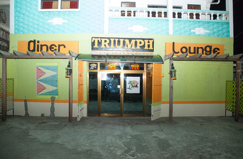 The Triumph Bar and Lounge on Barrack Street, Kingston
