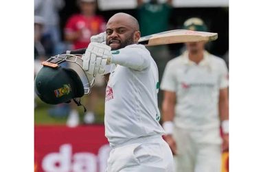 Temba Bavuma bettered his previous high score of 172