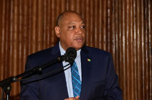 Minister of Natural Resources, Raphael Trotman
