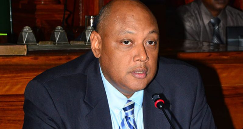 Natural Resources Minister Raphael Trotman