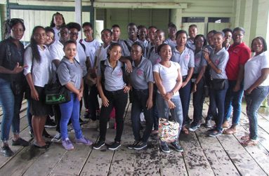 A  batch of the students and other officials who formed part of the International Museum Day visit