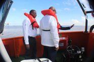 The Motor Tug Arau, is the second vessel added to the maritime sector since 2020 and forms part of government’s commitment to ensuring the capacity of the Maritime Administration Department (MARAD) is expanded (Ministry of Public Works)