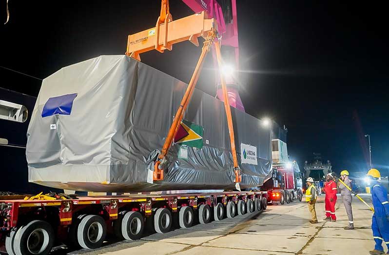 The arrival of the turbines underscores LNDCH4 Guyana’s commitment to enhancing the nation’s energy capacity and efficiency