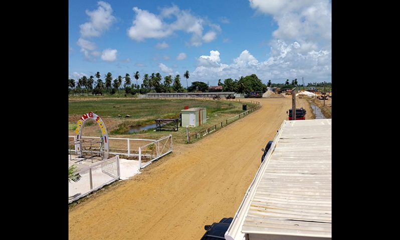 Ready for Action! The Rising Sun Turf Club is ready for the hosting of the Guyana Cup today (Troy Peters photo)