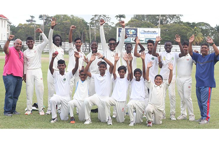The GCC team played unbeaten in the Friends of Cricket 100-over title.