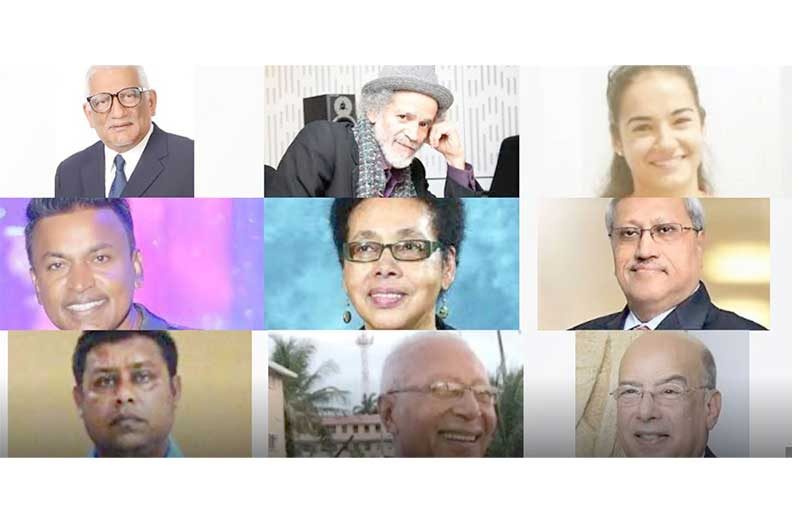 The nine distinguished Honorary Doctorate recipients for 2025