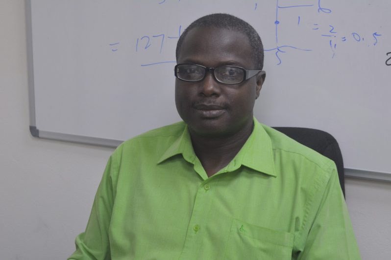 Head of Department (HoD) of the Faculty of Agriculture and Forestry at the University of Guyana Turkeyen Campus, Dr. Elroy Charles