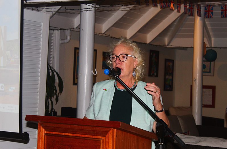 British High Commissioner to Guyana, Jane Miller (Japheth Savory photo)