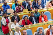 First Lady Arya Ali on Tuesday led a delegation to the 17th Session of the Conference of States Parties to the Convention on the Rights of Persons with Disabilities at United Nations, New York Head Quarters (Permanent Mission of Guyana to the United Nations)