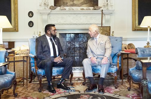 Before heading to the UNGA, President Ali was received by His Royal Highness, King Charles III, as a special guest at his Balmoral, Scotland, home (OP photo)