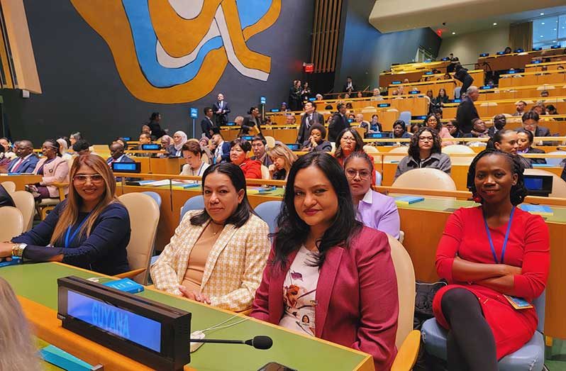 Minister of Human Services and Social Security, Dr. Vindhya Persaud, is leading Guyana’s delegation to the 69th Session of the Commission on the Status of Women (CSW69)