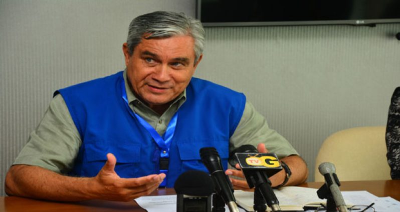 UNASUR’s Chief Representative, Mr Domingo Paredes (Samuel Maughn photo)