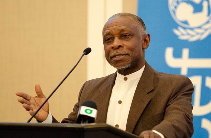 Minister of Foreign Affairs Carl Greenidge (Delano Williams photo)