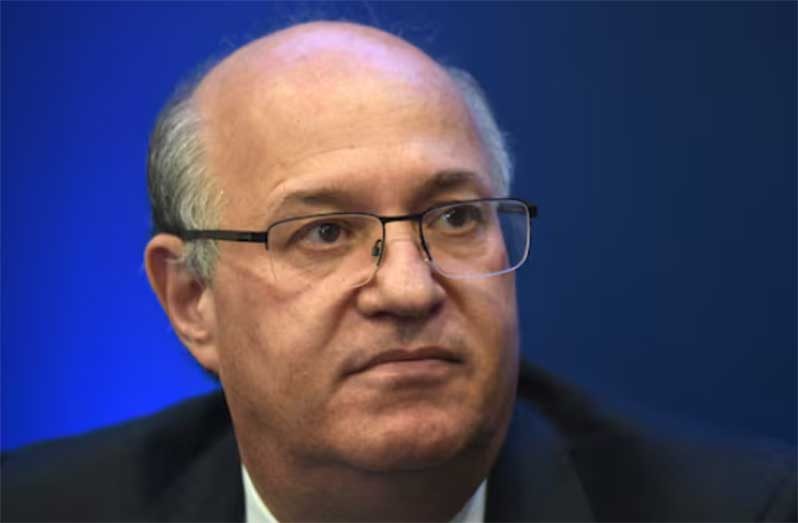 Brazilian Ilan Goldfajn, President of the Inter-American Development Bank attends a press conference at the G20 finance leaders meeting in Rio de Janeiro, Brazil, on July 26, 2024 (REUTERS/Tita Barros)