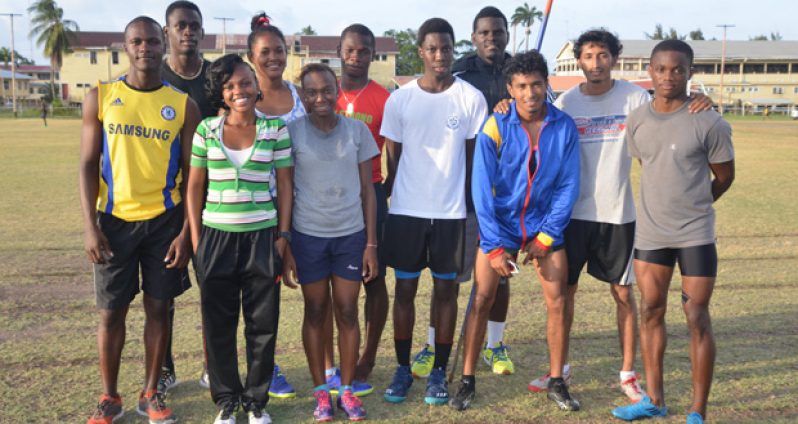 The University of Guyana team that will attend the UWI/Mona invitational (Delano Williams Photo)