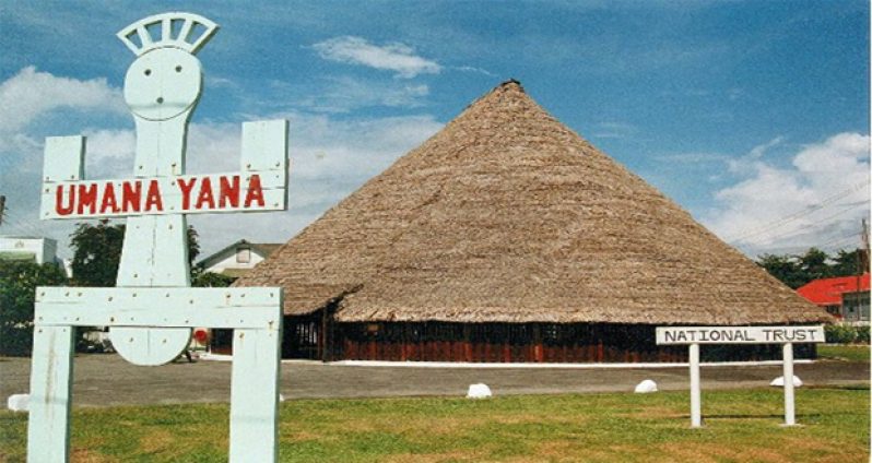 The historical Umana Yana which was gutted by fire last year