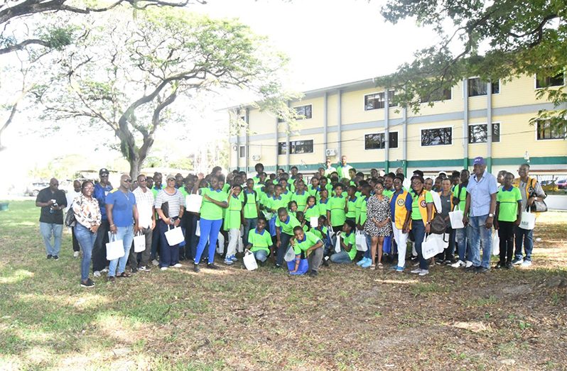 Final day at UG – Participants, Lions Club of Georgetown, Durban Park Members and some UG staff at the conclusion of the Educational Tour.