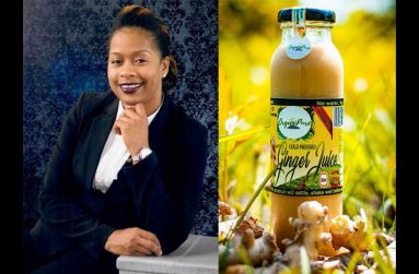 Phaedra Williams and her Organic Pure  Ginger  Juice