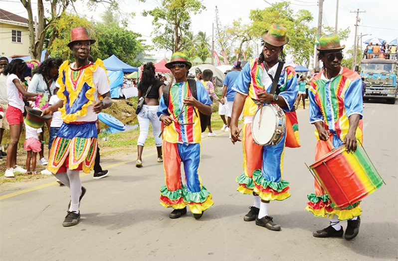 Some of the masqueraders on display on Mash Day
(Photos by Adrian Narine and Samuel Maughn)