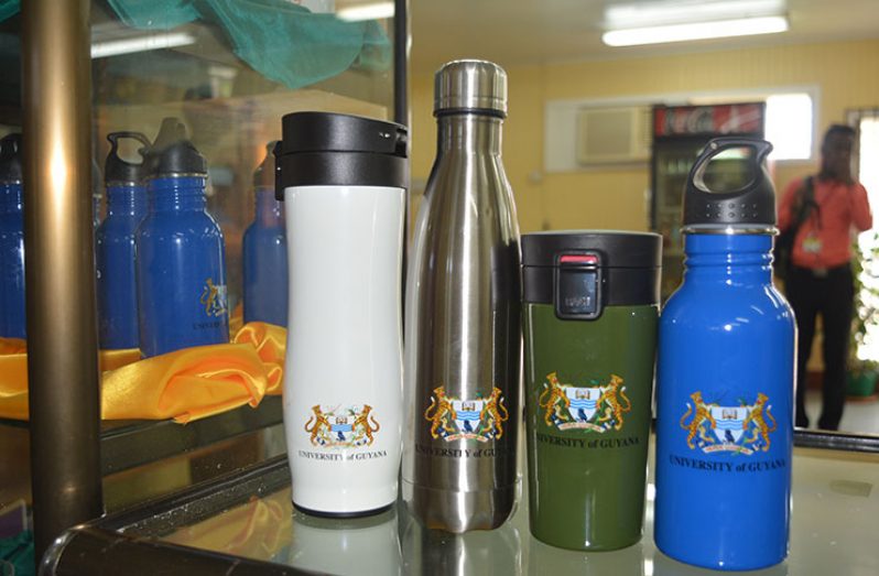 Some of the University of Guyana branded items