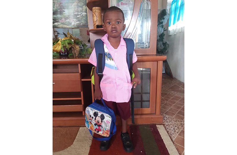 Little Tafari Jacobis has started nursery school