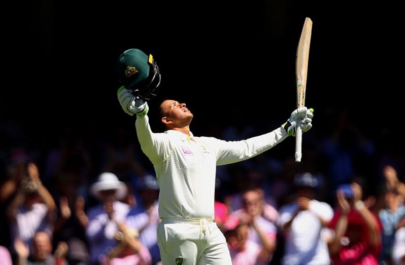 Usman Khawaja resumed needing nine more runs for a first Ashes hundredand he duly got there, on what used to be his home ground ©Getty Images