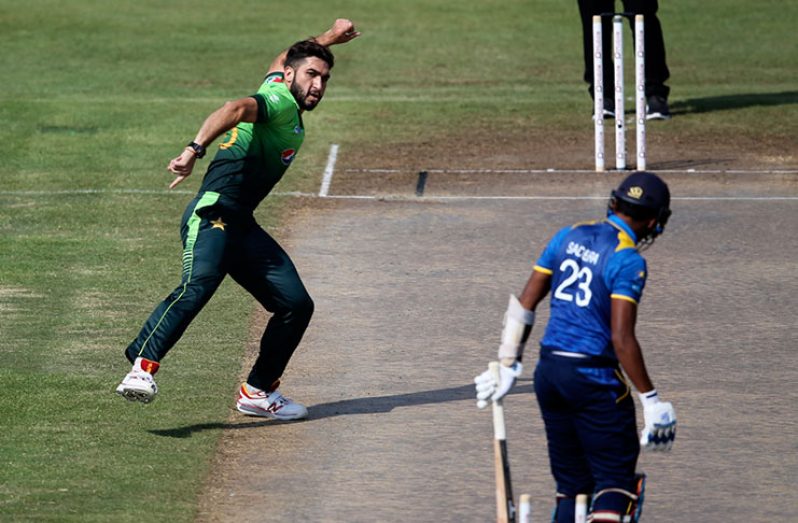 Left-arm seamer Usman Khan  took five wickets in his first 21 balls to leave Sri Lanka tottering