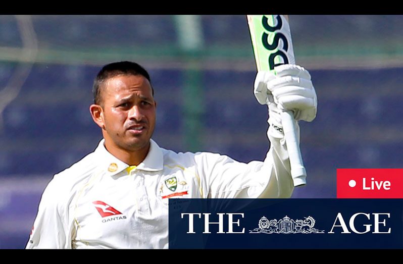 Usman Khawaja hit brilliant 160 off 369 balls.