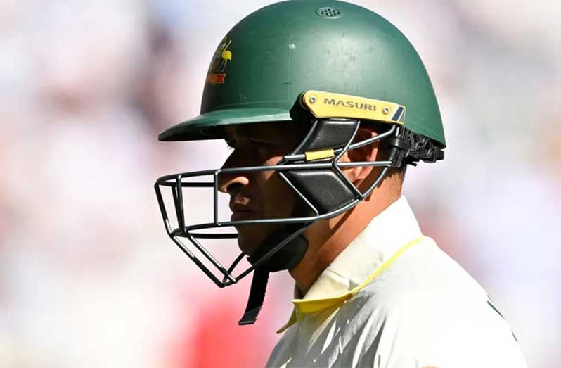 Usman Khawaja’s position is being debated after Travis Head’s stunning success as an opener•AFP/Getty Images